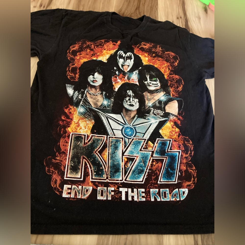 Kiss End Of The World Tour Merch Shout It Out Loud Pittsburgh Size no size tag